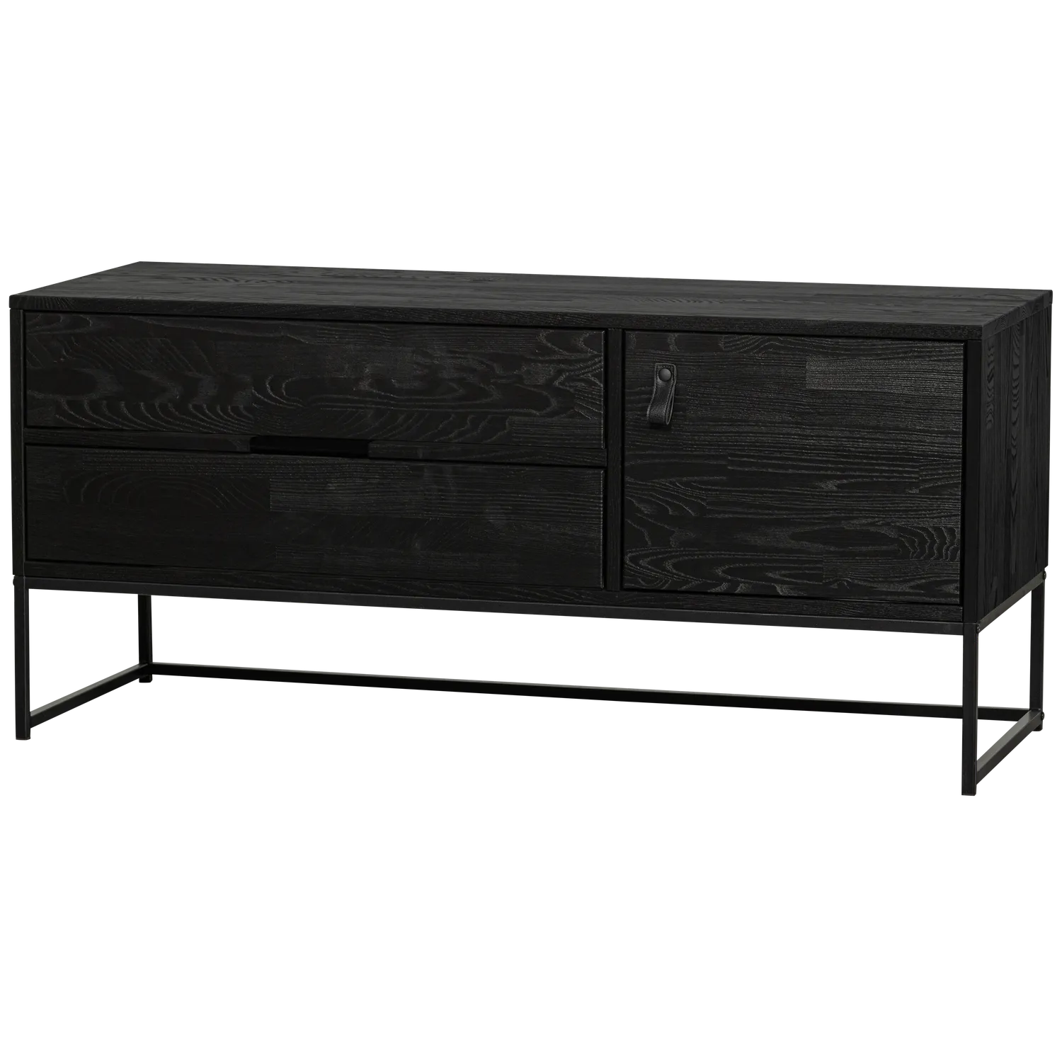 Woood Silas Dressoir TV Meubel 120cm Essen Blacknight [Fsc] - KwaliteitWonen.nl
