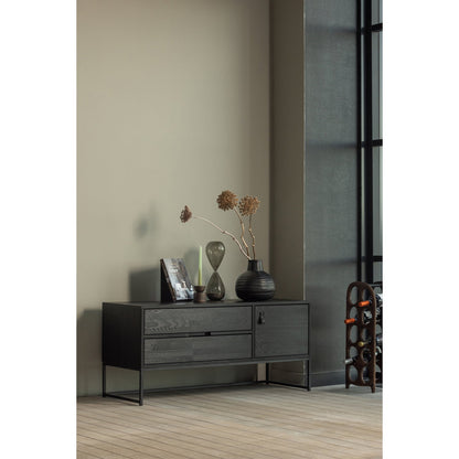 Woood Silas Dressoir TV Meubel 120cm Essen Blacknight [Fsc] - KwaliteitWonen.nl