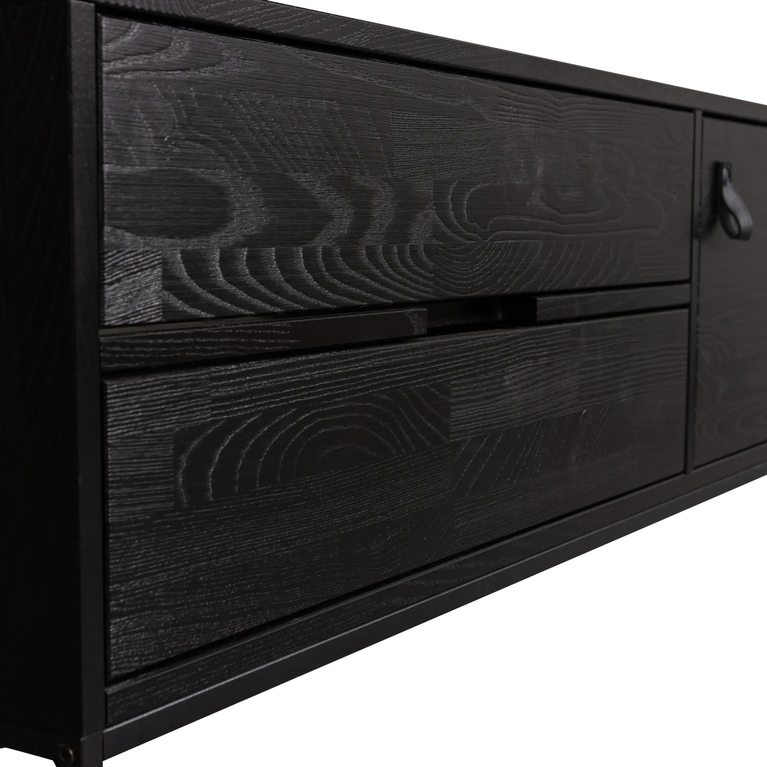 Woood Silas Dressoir TV Meubel 120cm Essen Blacknight [Fsc] - KwaliteitWonen.nl