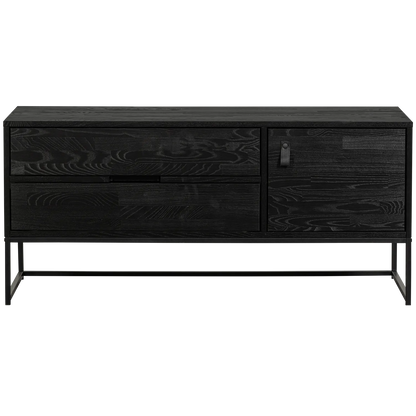 Woood Silas Dressoir TV Meubel 120cm Essen Blacknight [Fsc] - KwaliteitWonen.nl