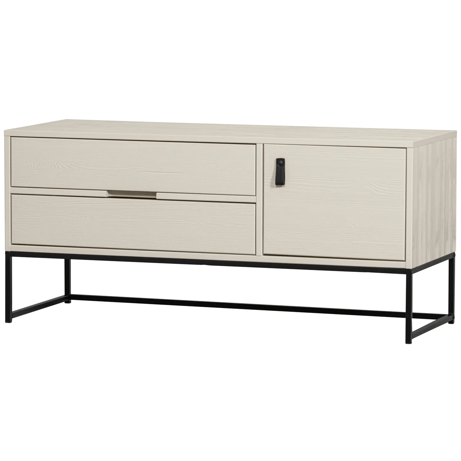 Woood Silas Dressoir TV Meubel 120cm Grenen Dust [Fsc] - KwaliteitWonen.nl