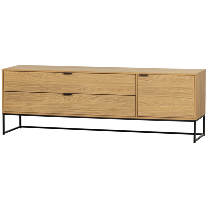 Woood Silas Dressoir TV Meubel 180cm Eiken Decor [Fsc] - KwaliteitWonen.nl