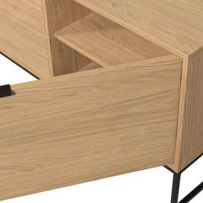 Woood Silas Dressoir TV Meubel 180cm Eiken Decor [Fsc] - KwaliteitWonen.nl
