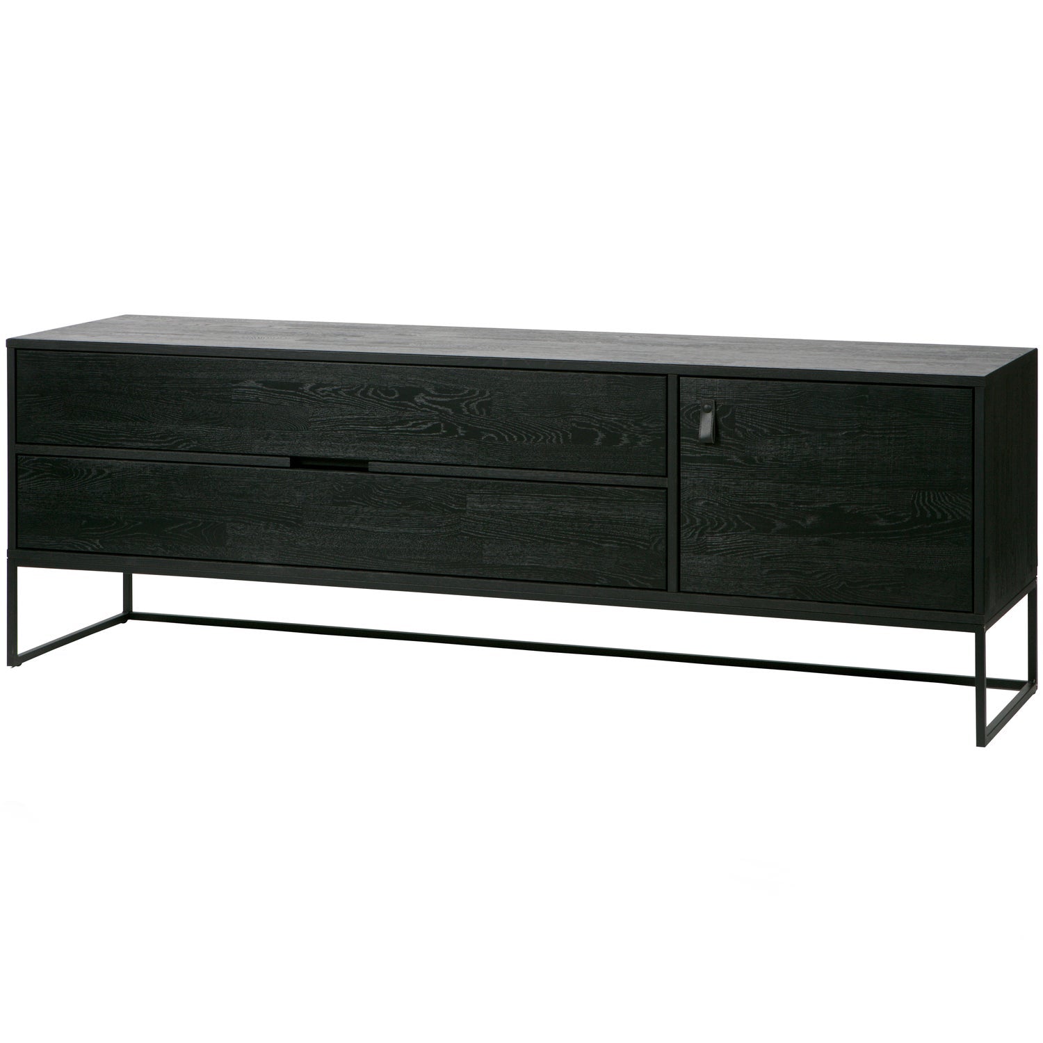 Woood Silas Dressoir TV Meubel 180cm Essen Blacknight [Fsc] - KwaliteitWonen.nl