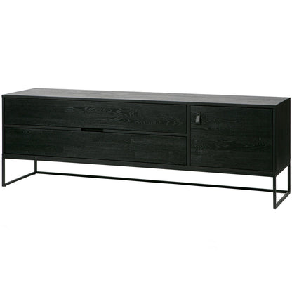Woood Silas Dressoir TV Meubel 180cm Essen Blacknight [Fsc] - KwaliteitWonen.nl