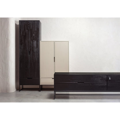 Woood Silas Dressoir TV Meubel 180cm Essen Blacknight [Fsc] - KwaliteitWonen.nl