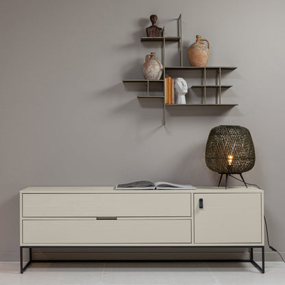 Woood Silas Dressoir Tv Meubel 180cm Grenen Dust [Fsc] - KwaliteitWonen.nl