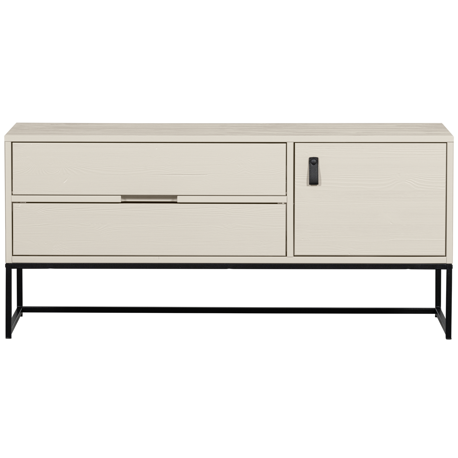 Woood Silas Tv Meubel 120 Cm Grenen Dust [Fsc]-Kwaliteitwonen.nl