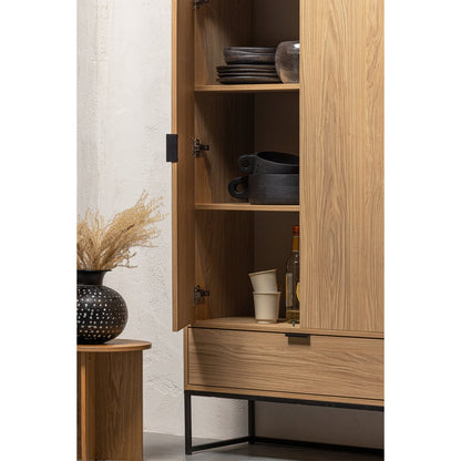 Woood Silas Wandkast 2 Deurs Eiken Decor [Fsc] - KwaliteitWonen.nl