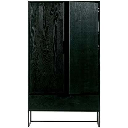 Woood Silas Wandkast 2 Deurs Essen Blacknight [Fsc] - KwaliteitWonen.nl