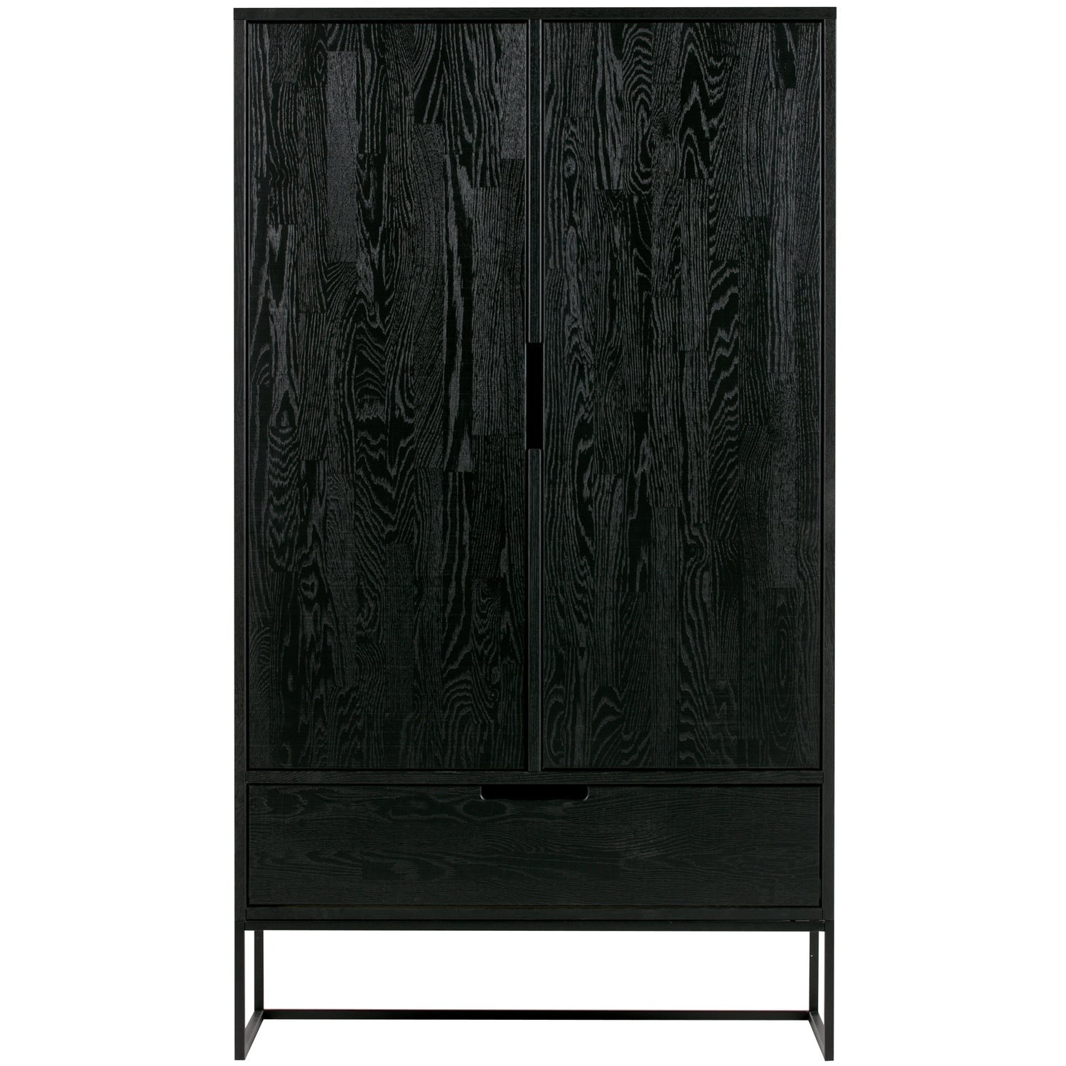 Woood Silas Wandkast 2 Deurs Essen Blacknight [Fsc] - KwaliteitWonen.nl