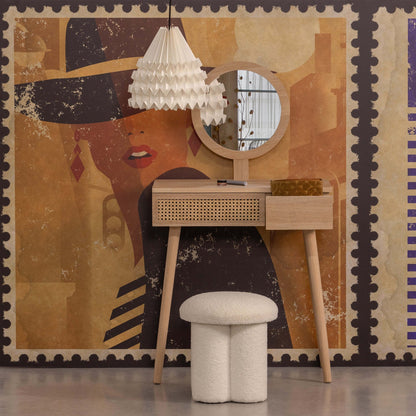 Woood Soof Wandtafel Kaptafel Hout Naturel - KwaliteitWonen.nl