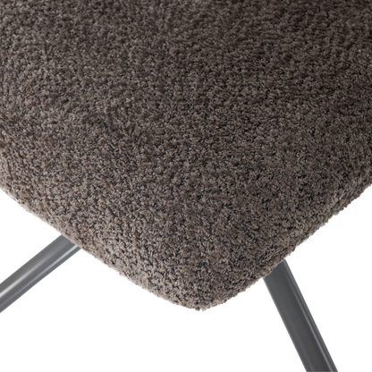 Woood Soren Verstelbare Draaifauteuil Wollig Bruin - KwaliteitWonen.nl
