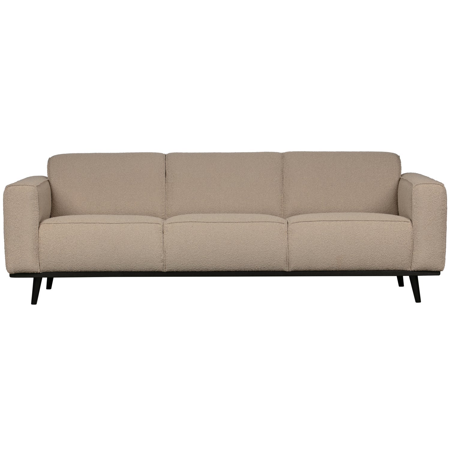Woood Statement 3 Zits Bank 230 Cm Boucle Beige - KwaliteitWonen.nl
