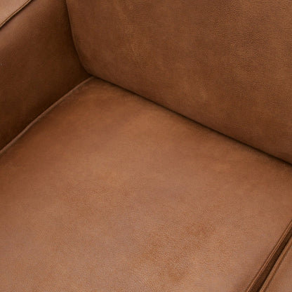 Woood Statement Hoekbank Links Ecoleer Cognac - KwaliteitWonen.nl
