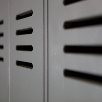 Woood Stijn Hoog 2 Deurs Lockerkast Steel Grey [Fsc] - KwaliteitWonen.nl