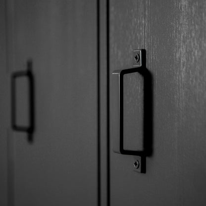Woood Stijn Hoog 2 Deurs Lockerkast Zwart [Fsc] - KwaliteitWonen.nl