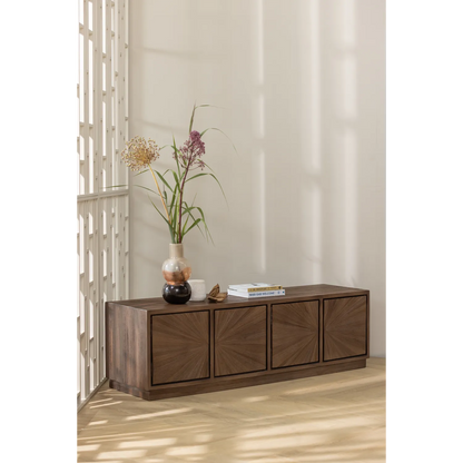 Woood Sun Tv Meubel Recycled Teak Bruin - KwaliteitWonen.nl