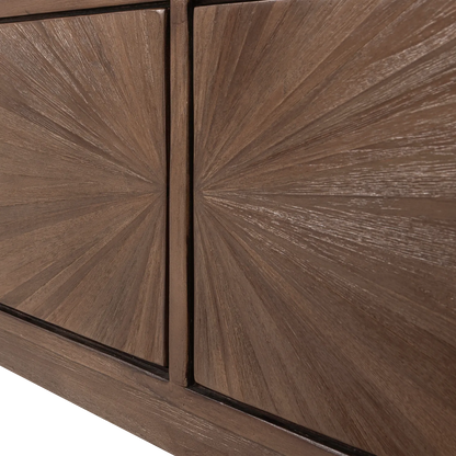 Woood Sun Tv Meubel Recycled Teak Bruin - KwaliteitWonen.nl
