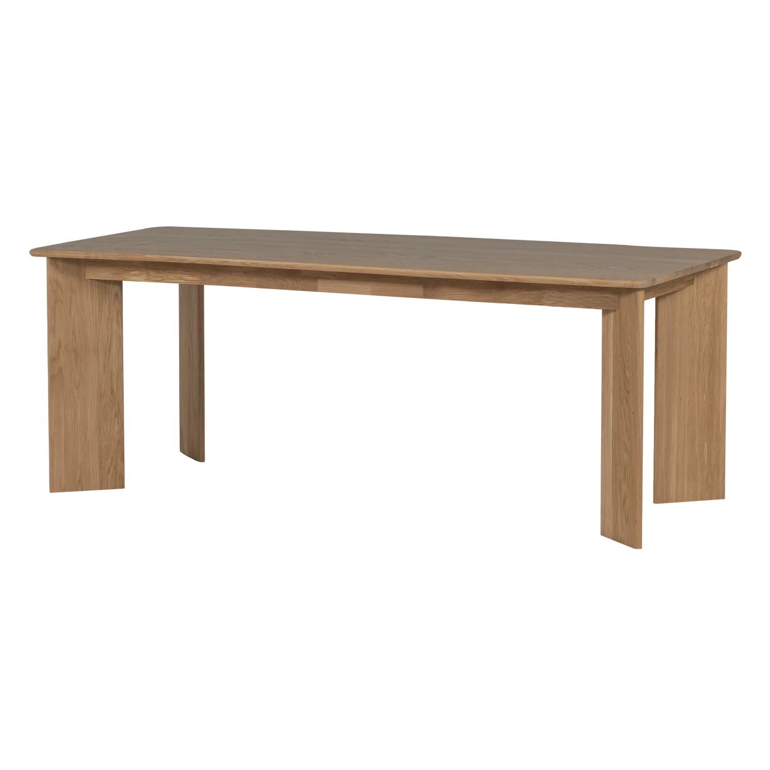 Woood Tablo Eettafel Afgerond Dl 180x100 Cm Transparant [Fsc] - KwaliteitWonen.nl