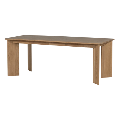 Woood Tablo Eettafel Afgerond Dl 180x100 Cm Transparant [Fsc] - KwaliteitWonen.nl