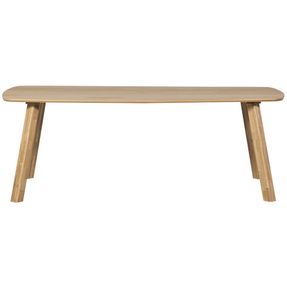 Woood Tablo Eettafel Deens Ovaal Dl 180 X100 Cm Transparant [Fsc] - KwaliteitWonen.nl