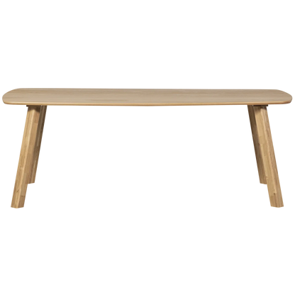 Woood Tablo Eettafel Deens Ovaal Dl 180 X100 Cm Transparant [Fsc] - KwaliteitWonen.nl