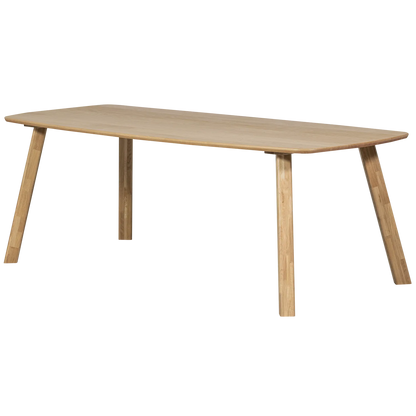 Woood Tablo Eettafel Deens Ovaal Dl 180 X100 Cm Transparant [Fsc] - KwaliteitWonen.nl