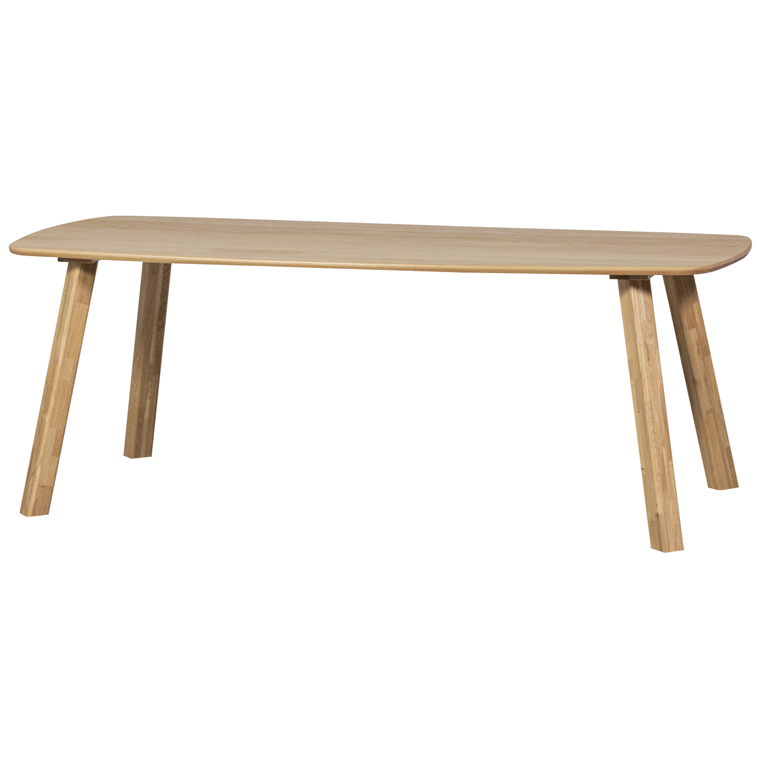 Woood Tablo Eettafel Deens Ovaal Dl 180 X100 Cm Transparant [Fsc] - KwaliteitWonen.nl