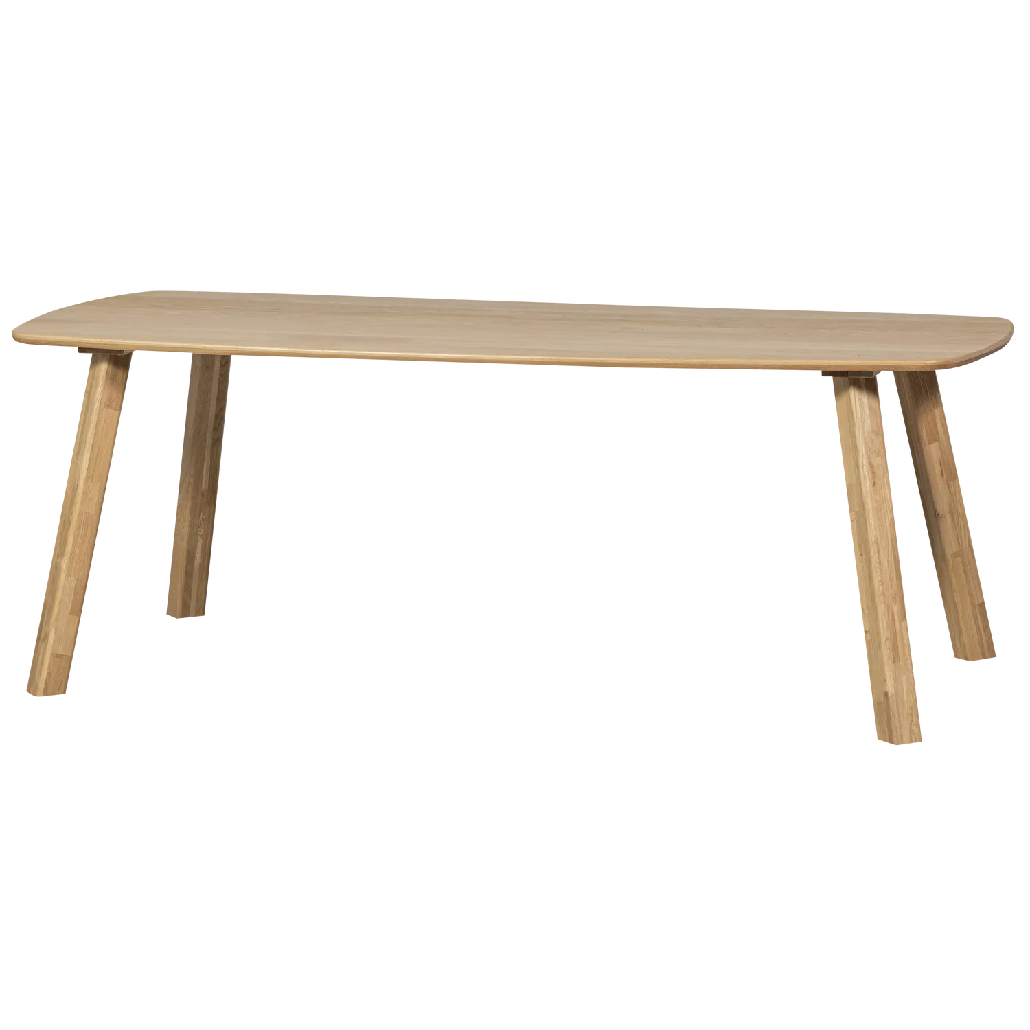 Woood Tablo Eettafel Deens Ovaal Dl 180 X100 Cm Transparant [Fsc] - KwaliteitWonen.nl