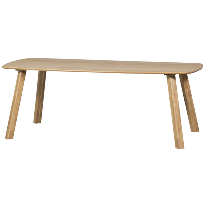 Woood Tablo Eettafel Deens Ovaal Dl 180 X100 Cm Transparant [Fsc] - KwaliteitWonen.nl