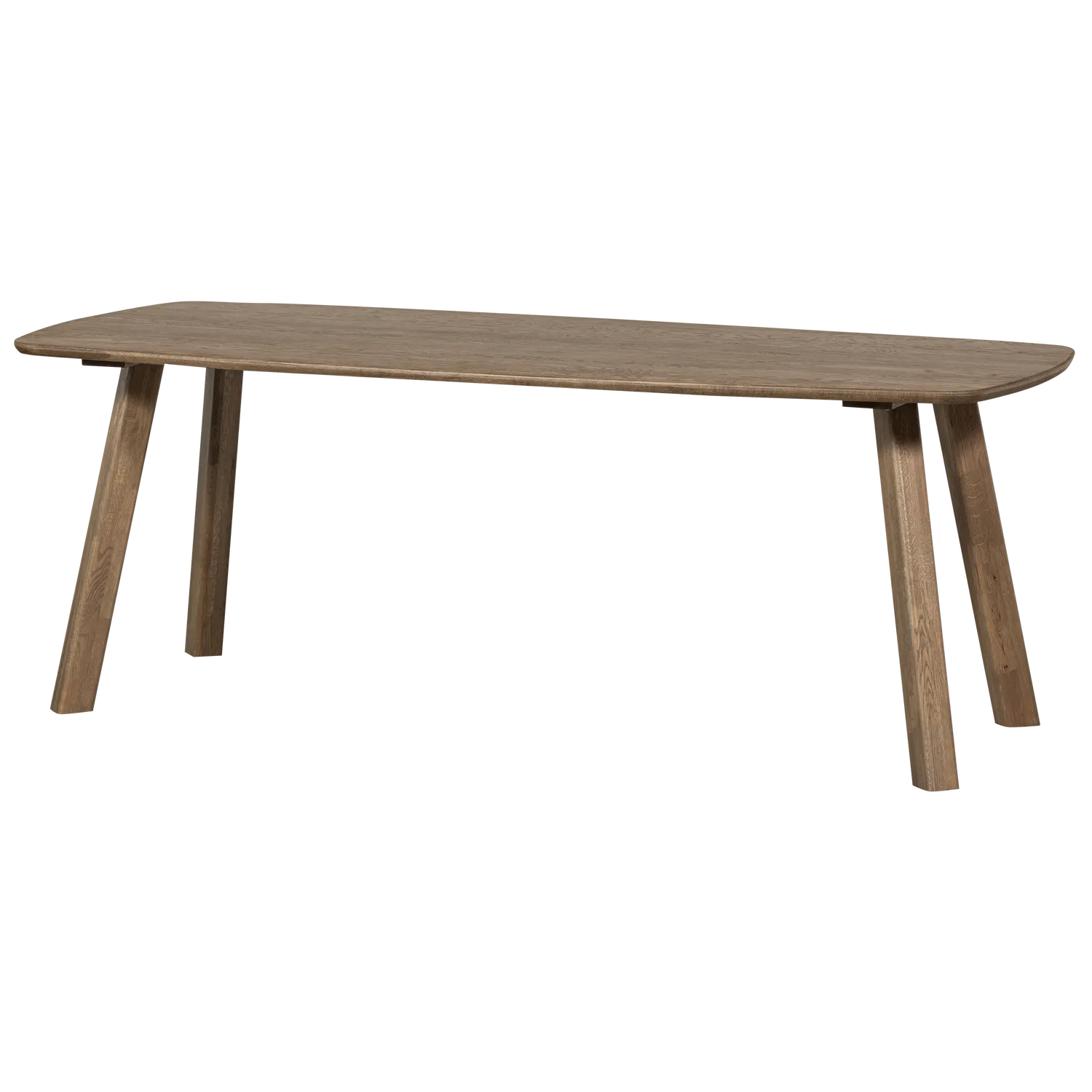 Woood Tablo Eettafel Deens Ovaal Dl 180x100 cm Cashmere Brown [Fsc] - KwaliteitWonen.nl