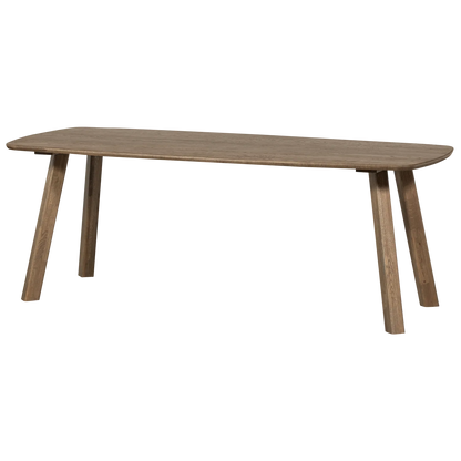 Woood Tablo Eettafel Deens Ovaal Dl 180x100 cm Cashmere Brown [Fsc] - KwaliteitWonen.nl