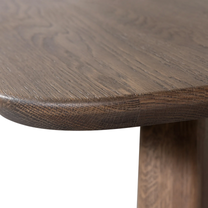 Woood Tablo Eettafel Deens Ovaal Dl 180x100 cm Cashmere Brown [Fsc] - KwaliteitWonen.nl