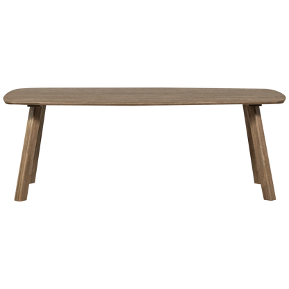 Woood Tablo Eettafel Deens Ovaal Dl 180x100 cm Cashmere Brown [Fsc] - KwaliteitWonen.nl