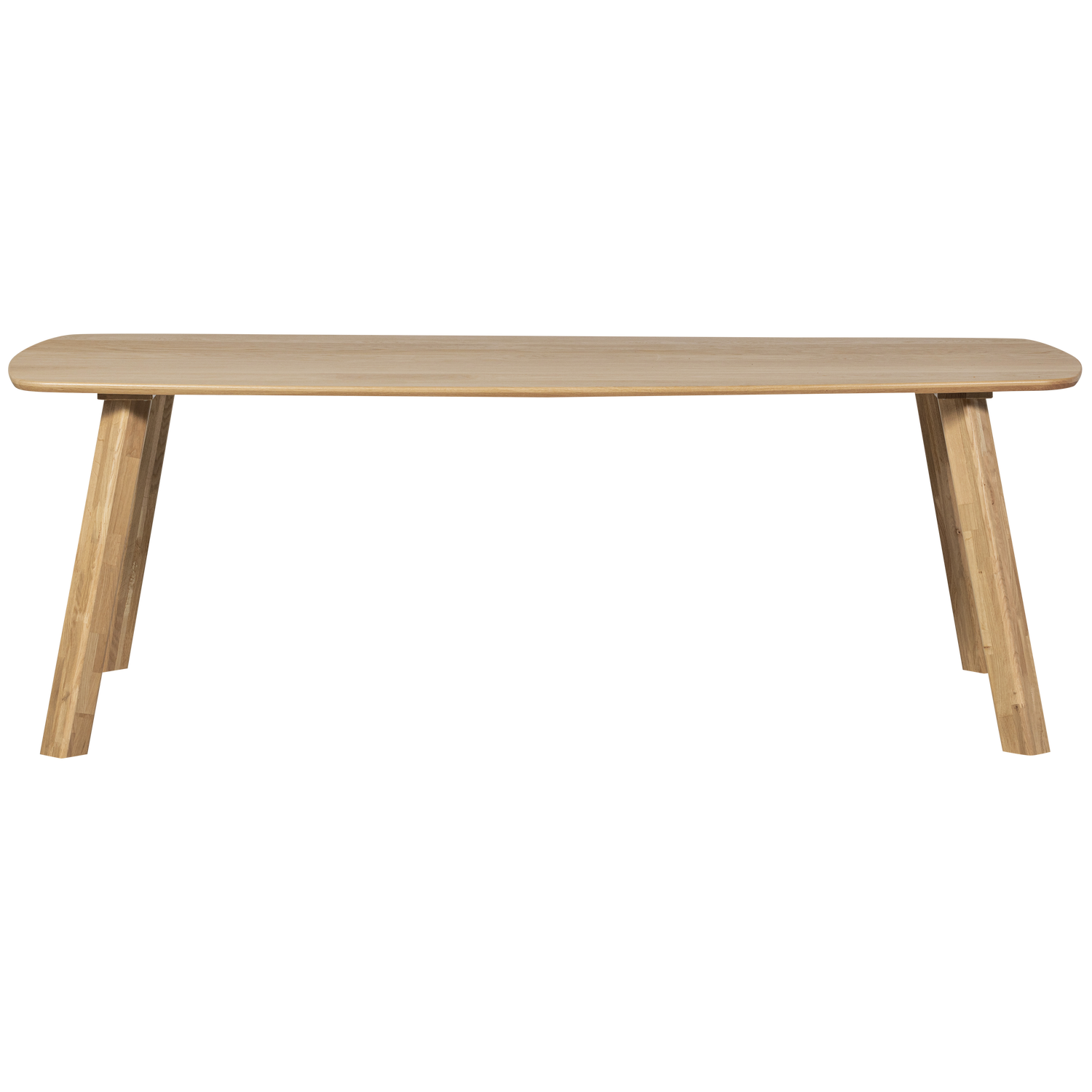 Woood Tablo Eettafel Deens Ovaal Dl 220 X100 Cm Transparant [Fsc] - KwaliteitWonen.nl