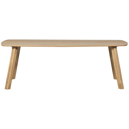 Woood Tablo Eettafel Deens Ovaal Dl 220 X100 Cm Transparant [Fsc] - KwaliteitWonen.nl