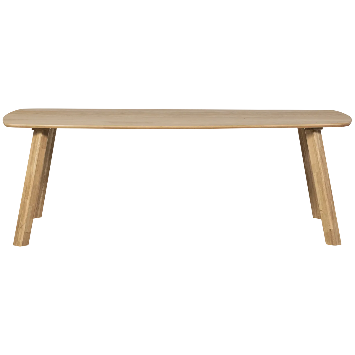 Woood Tablo Eettafel Deens Ovaal Dl 220 X100 Cm Transparant [Fsc] - KwaliteitWonen.nl
