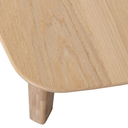 Woood Tablo Eettafel Deens Ovaal Dl 220 X100 Cm Transparant [Fsc] - KwaliteitWonen.nl