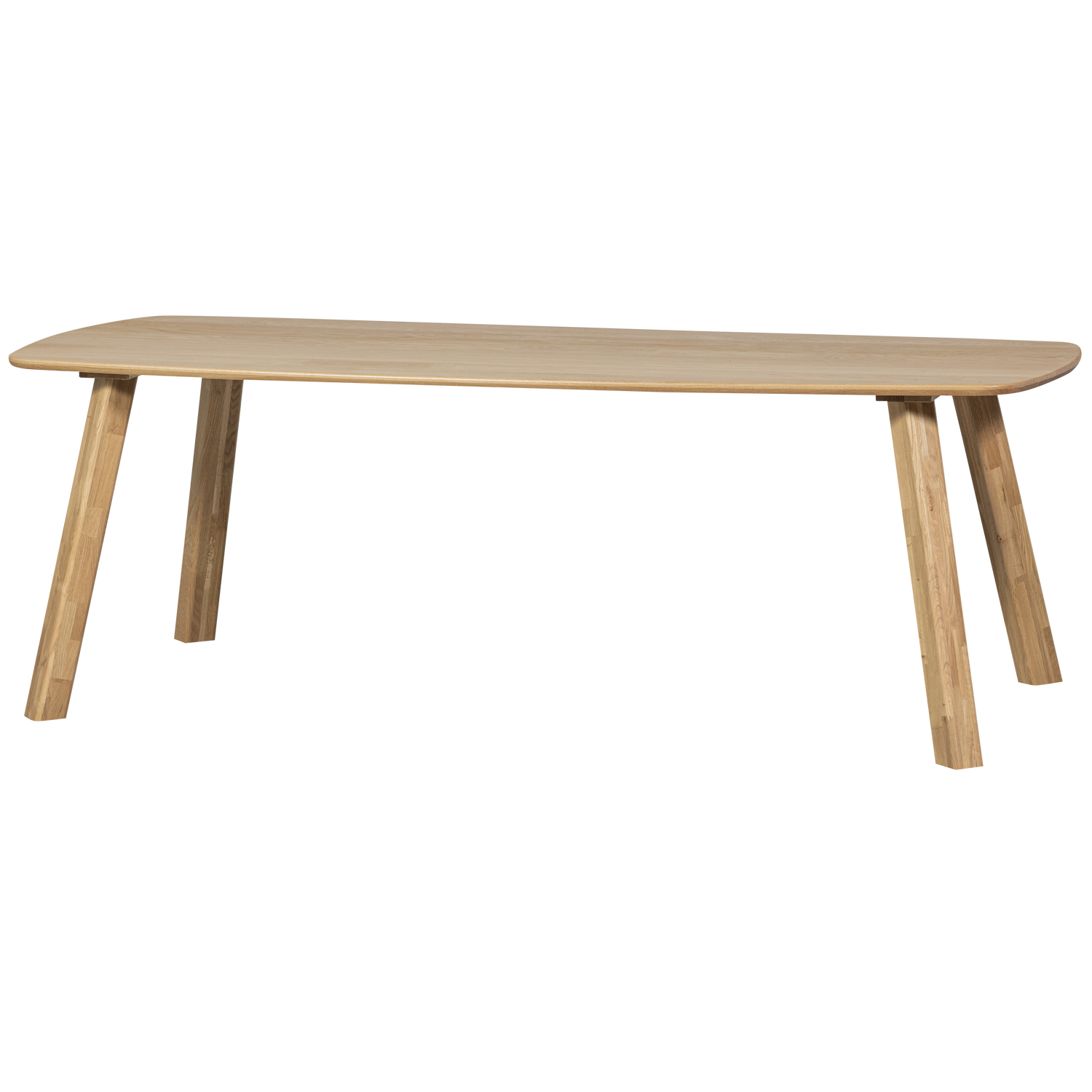 Woood Tablo Eettafel Deens Ovaal Dl 220 X100 Cm Transparant [Fsc] - KwaliteitWonen.nl