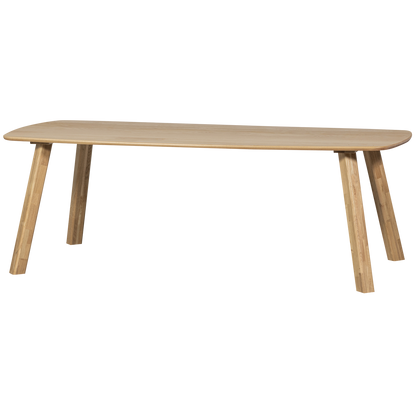 Woood Tablo Eettafel Deens Ovaal Dl 220 X100 Cm Transparant [Fsc] - KwaliteitWonen.nl