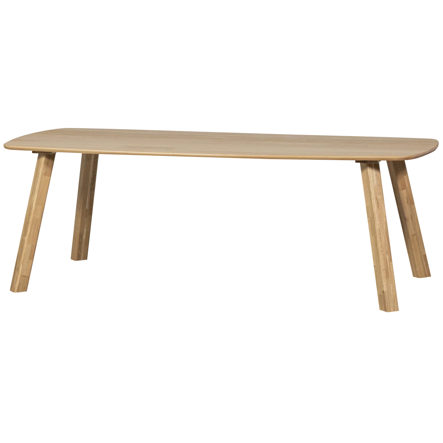 Woood Tablo Eettafel Deens Ovaal Dl 220 X100 Cm Transparant [Fsc] - KwaliteitWonen.nl