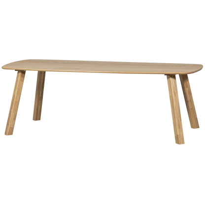 Woood Tablo Eettafel Deens Ovaal Dl 220 X100 Cm Transparant [Fsc] - KwaliteitWonen.nl