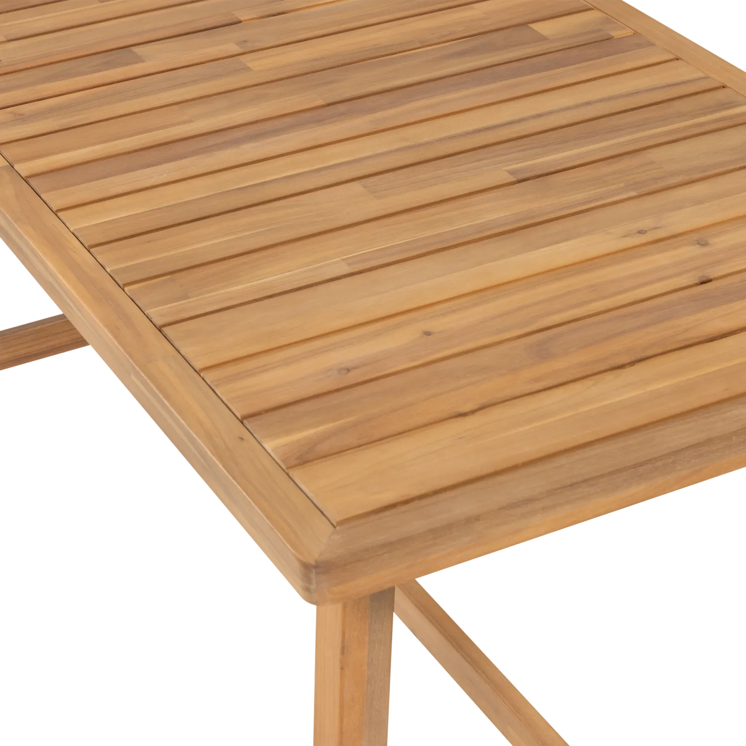 Woood Taro Tuin Low Dining Loungeset Acaciahout Naturel [Fsc] - KwaliteitWonen.nl