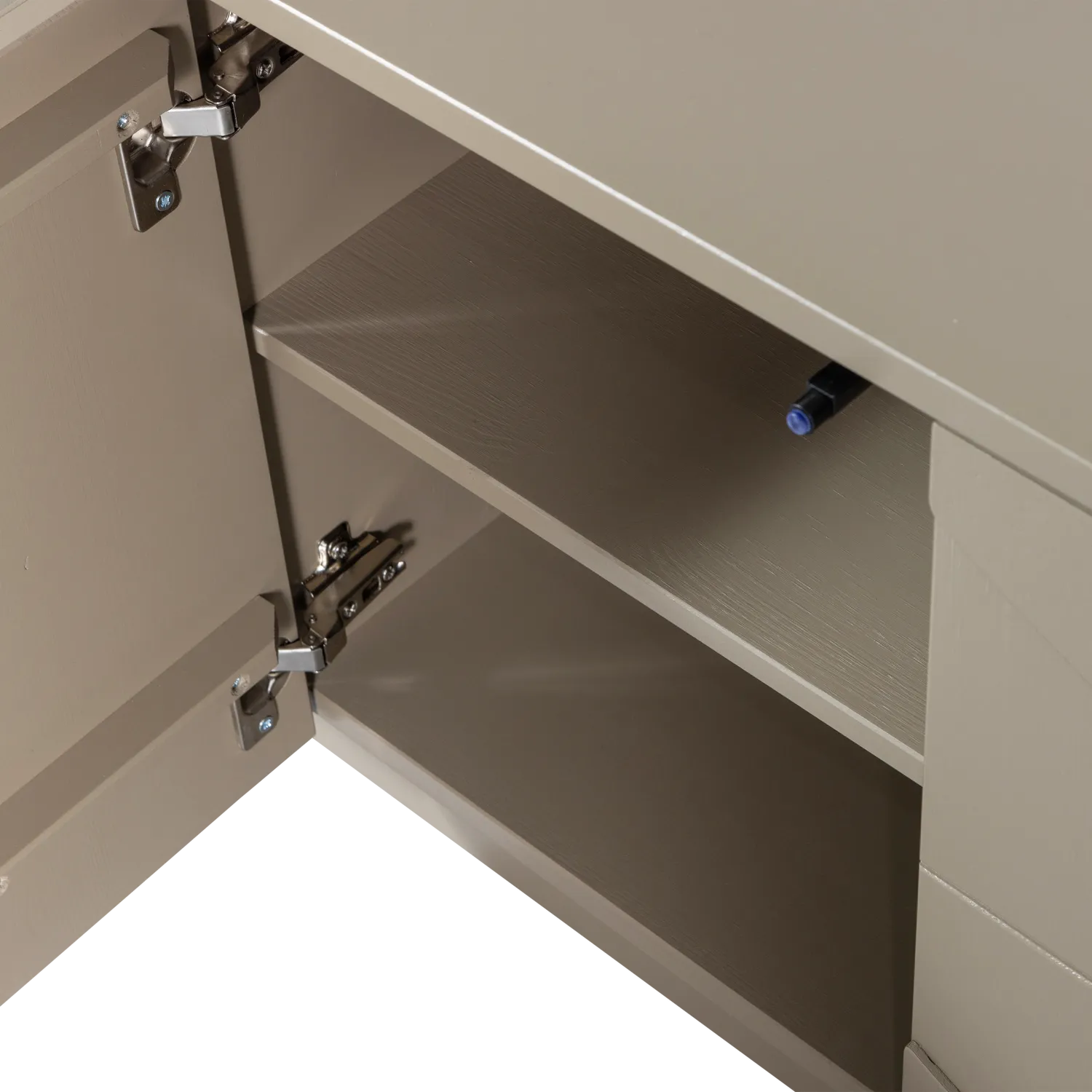 Woood Teo Tv Meubel Grenen Mud [Fsc] - KwaliteitWonen.nl