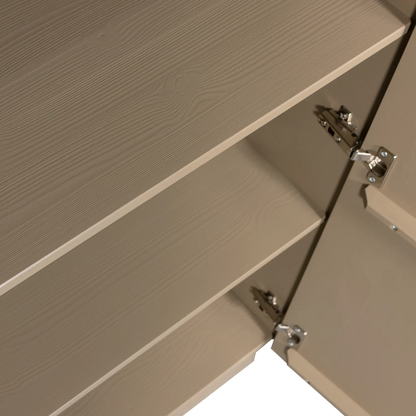 Woood Teo Wandkast Grenen Mud [Fsc] - KwaliteitWonen.nl
