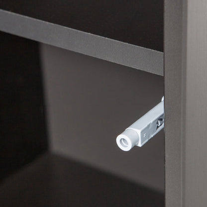 Woood Teun Opbergkast Grenen Diepzwart [Fsc]-Kwaliteitwonen.nl