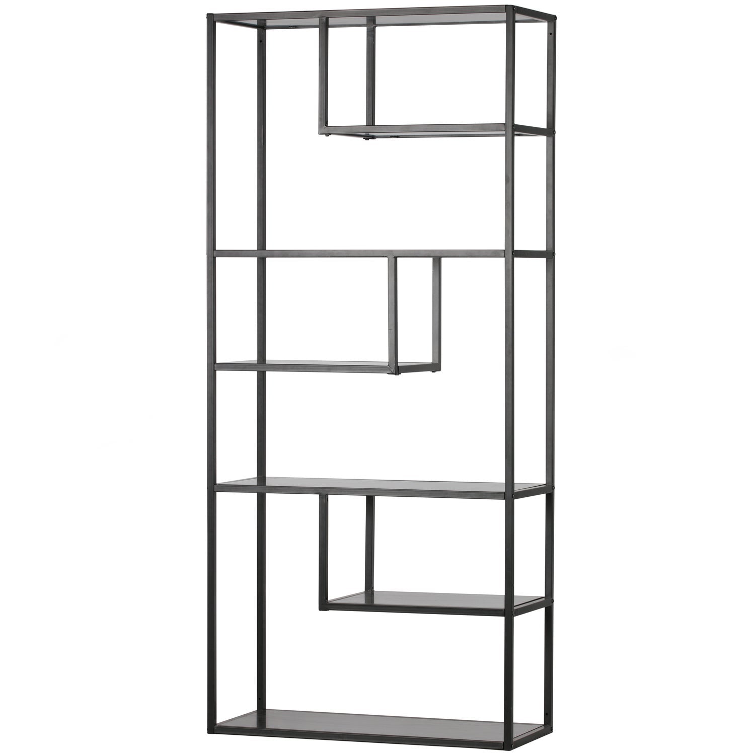 Woood Teun Vakkenkast Zwart-Kwaliteitwonen.nl