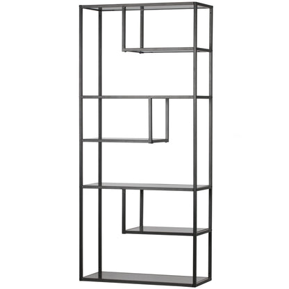 Woood Teun Vakkenkast Zwart-Kwaliteitwonen.nl