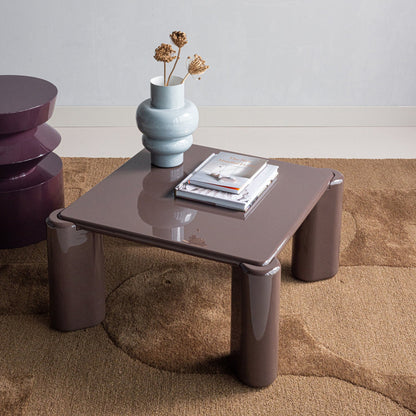 Woood Tiven Salontafel Hout Hoogglans Donkerbruin [Fsc] - KwaliteitWonen.nl
